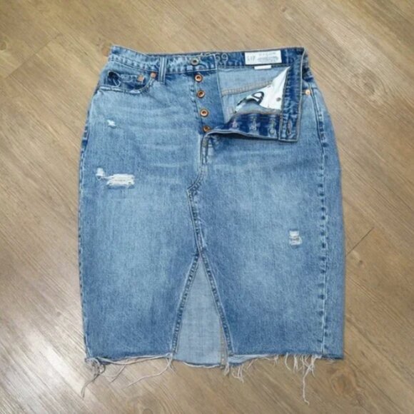 Gap 1969 Denim Skirt - Picture 2 of 8